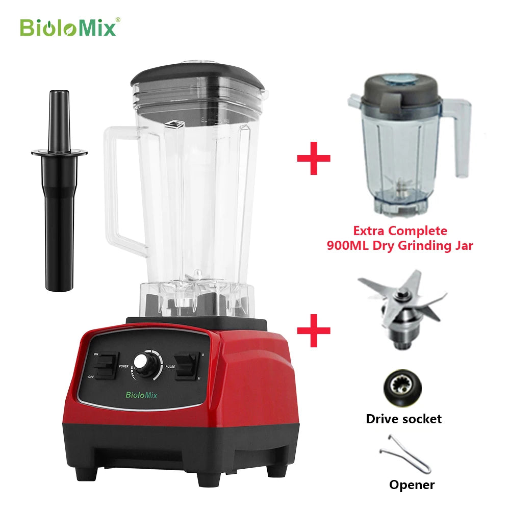 Biolomix BPA Free 3HP 2200W Heavy Duty Blender Juicer Processor