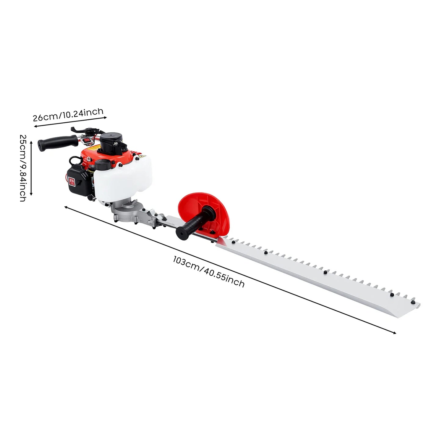 Bymaocar Gas Hedge Trimmer With Single Edge Blade Pro