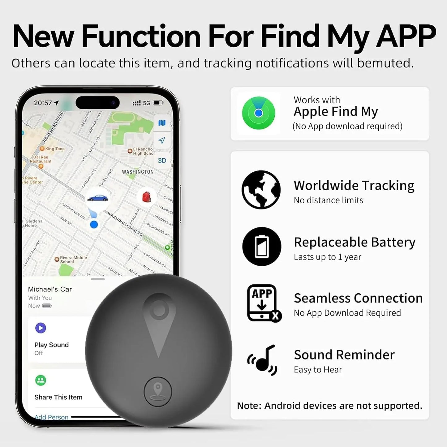 GPS Dog Collar With Real-Time Location, No Monthly Fee