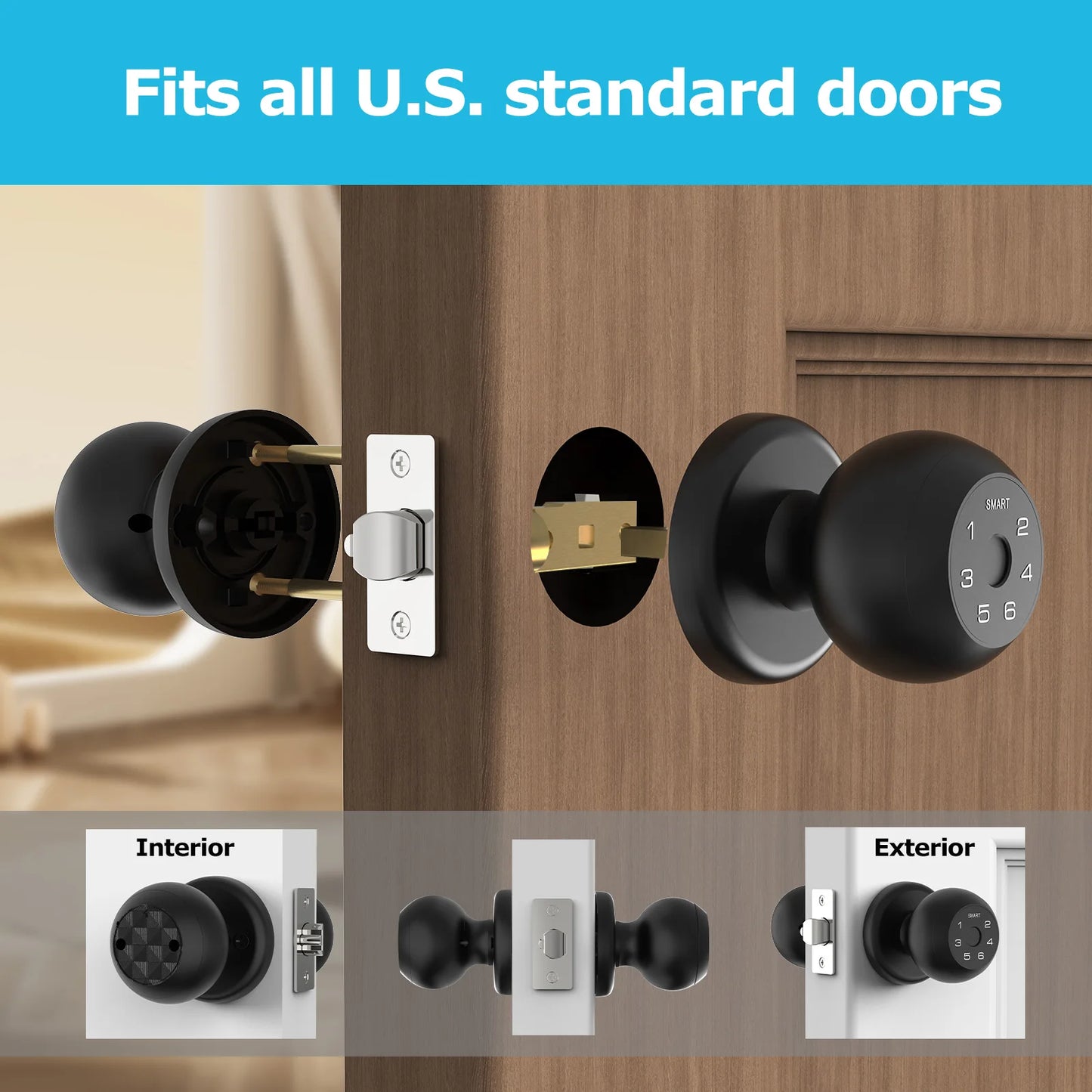 Viladepot Smart Lock With Fingerprint Passcode And App Control