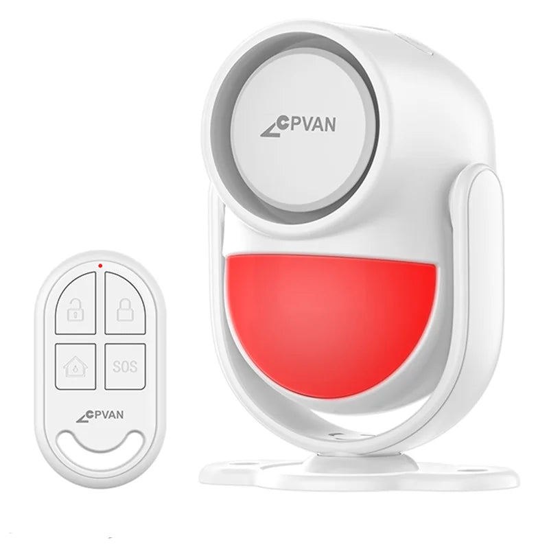CPVan Wireless 433MHz Infrared Motion Detector Alarm with Remote