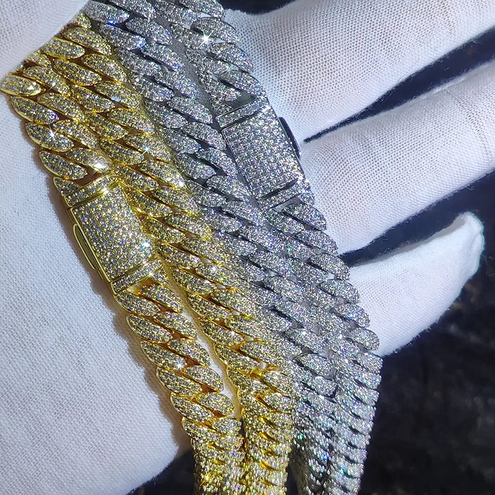 Cuban Link CZ Necklace Iced Out Jewelry Gift Women