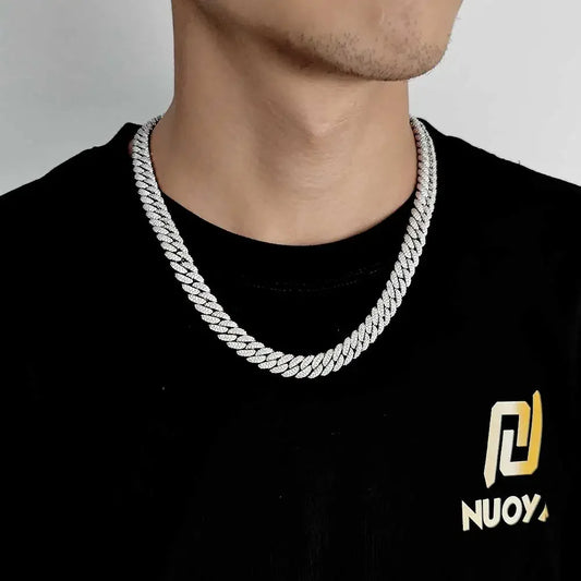 Cuban Link CZ Necklace Iced Out Jewelry Gift Women