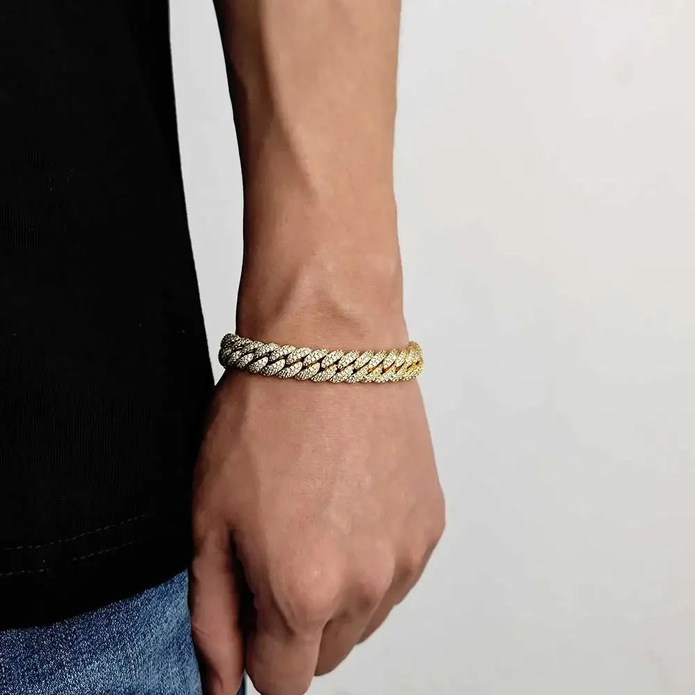 Cuban Link CZ Necklace Iced Out Jewelry Gift Women