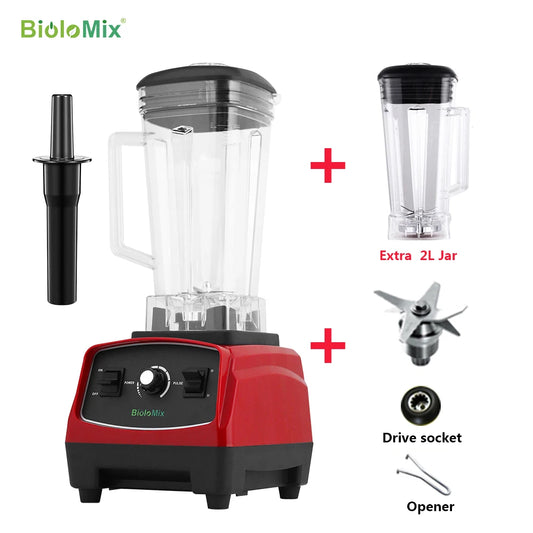 Biolomix BPA Free 3HP Blender Juicer All in One Kitchen
