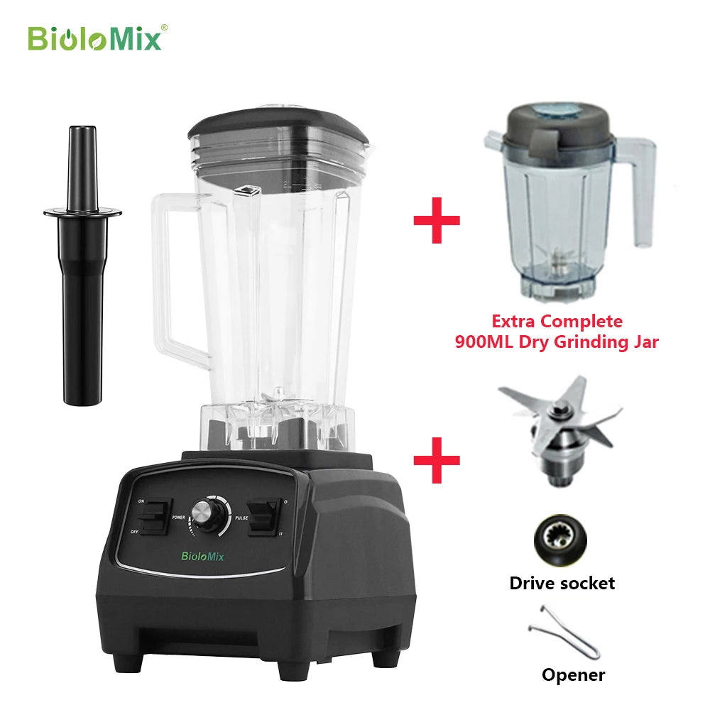 Biolomix BPA Free 3HP Blender Juicer All in One Kitchen