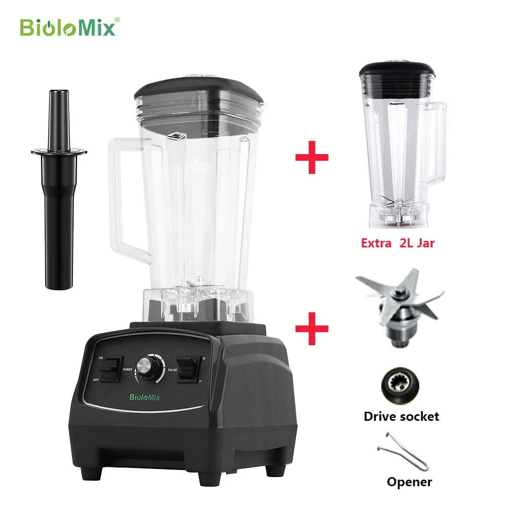 Biolomix BPA Free 3HP Blender Juicer All in One Kitchen