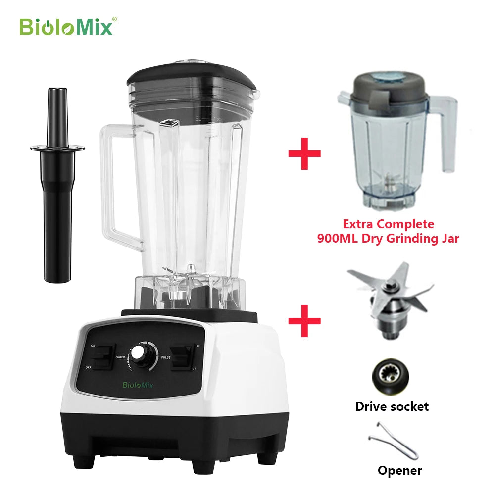 Biolomix BPA Free 3HP Blender Juicer All in One Kitchen