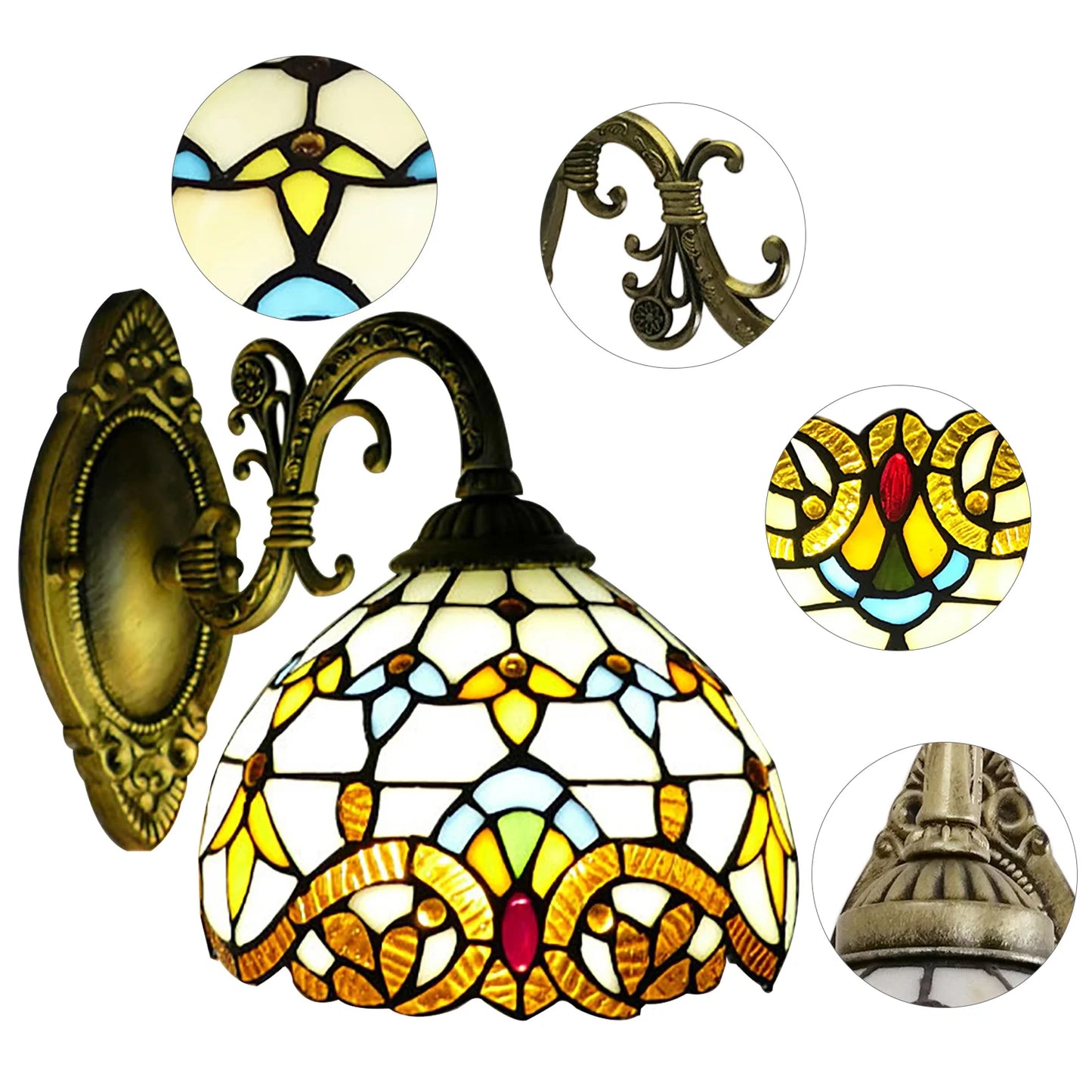 Vintage Style Wall Lamp Dome Light For Living Room