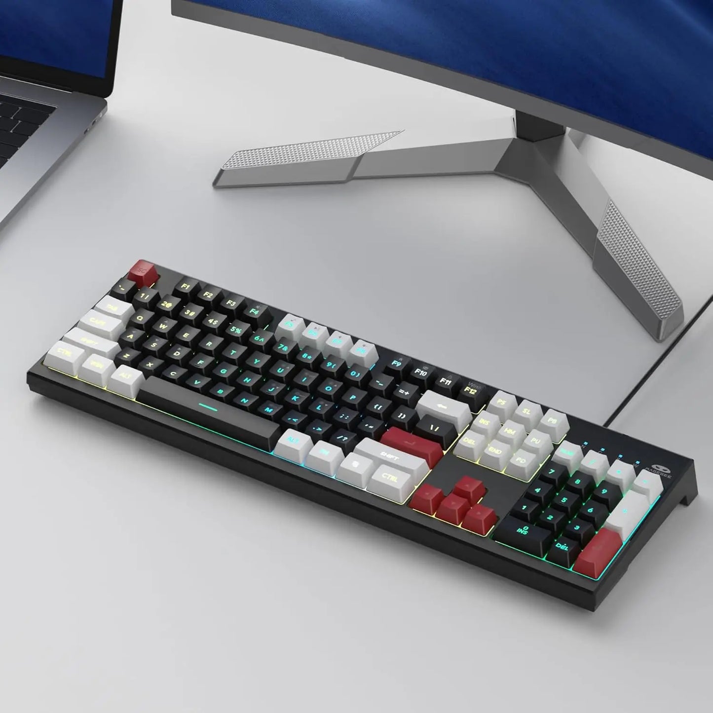 MageGee K2 Classic Wired RGB Keyboard Waterproof Ergonomic