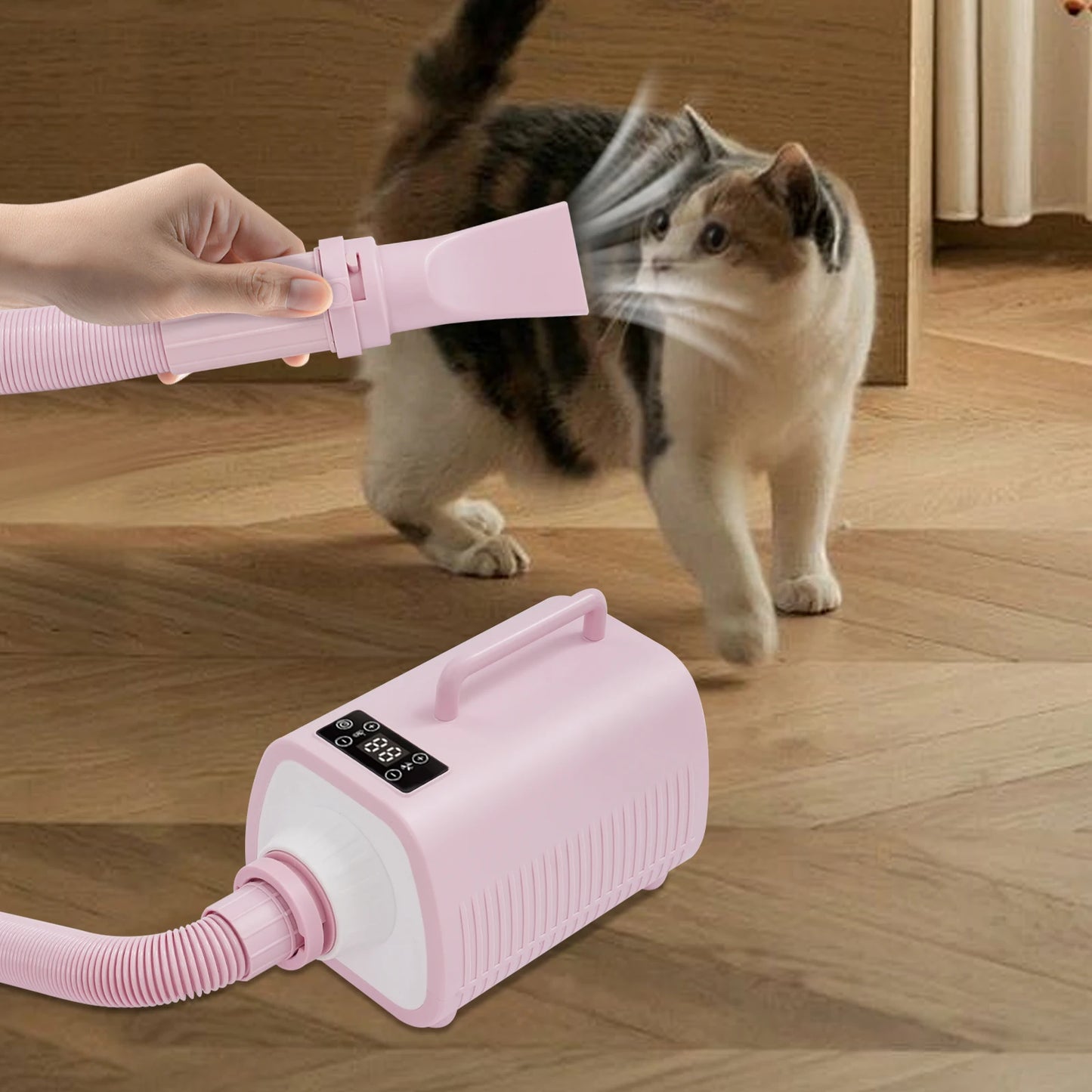 Nine Speeds Pet Dog Hair Dryer With Adjustable Temperature