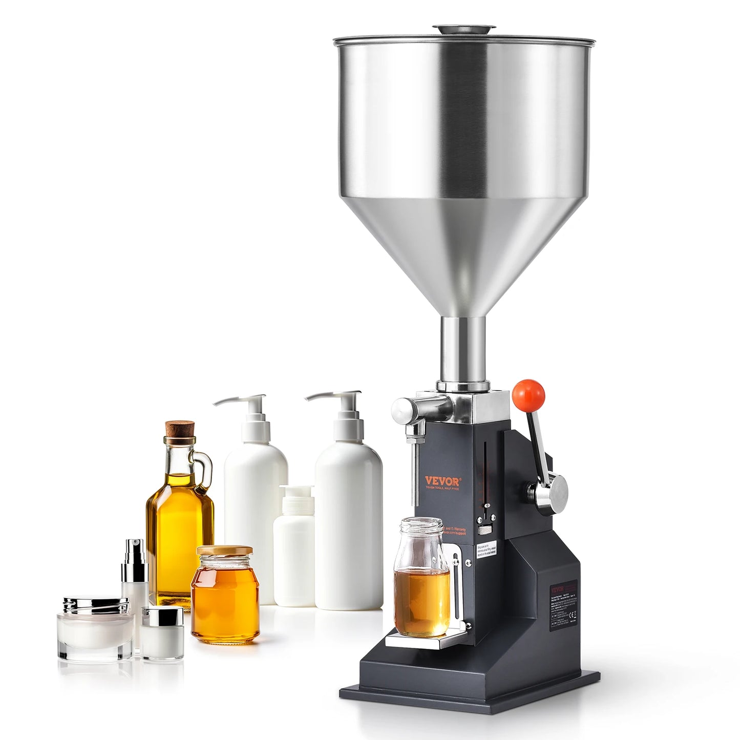 VEVOR Manual Liquid Filling Machine With Hopper 5-50ml To 5-100ml