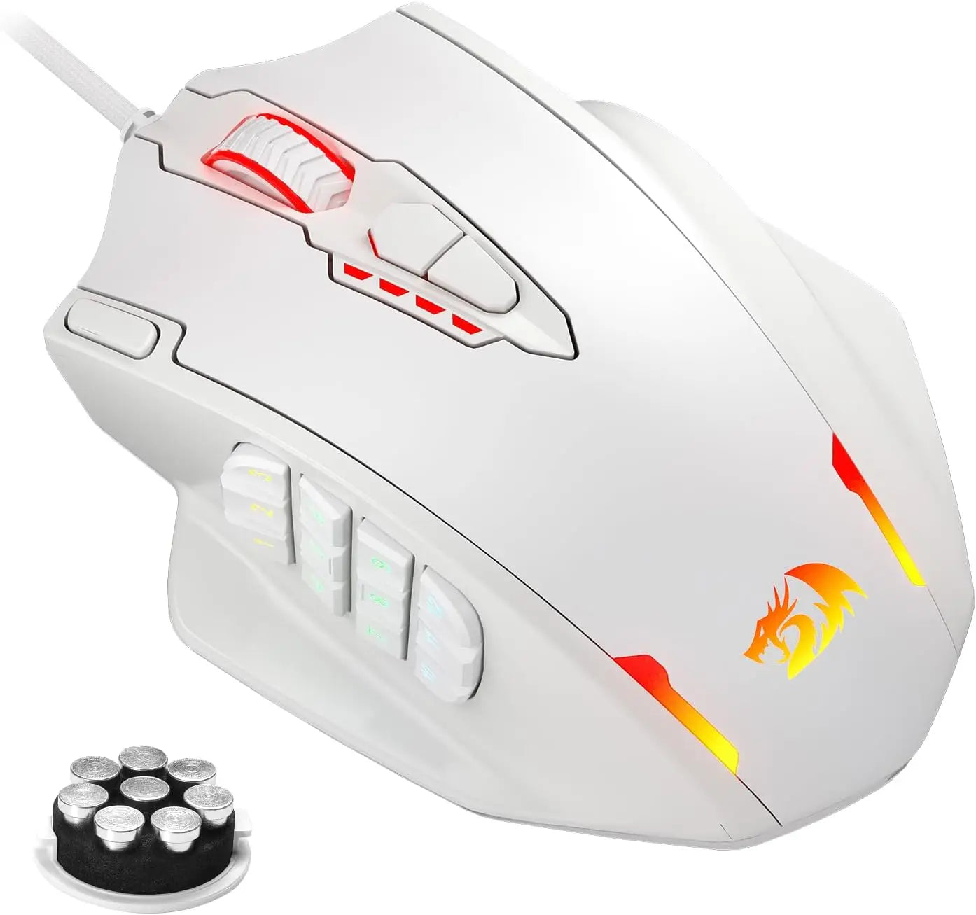 Redragon M908 RGB Backlit Gaming Mouse With 18 Programmable Buttons