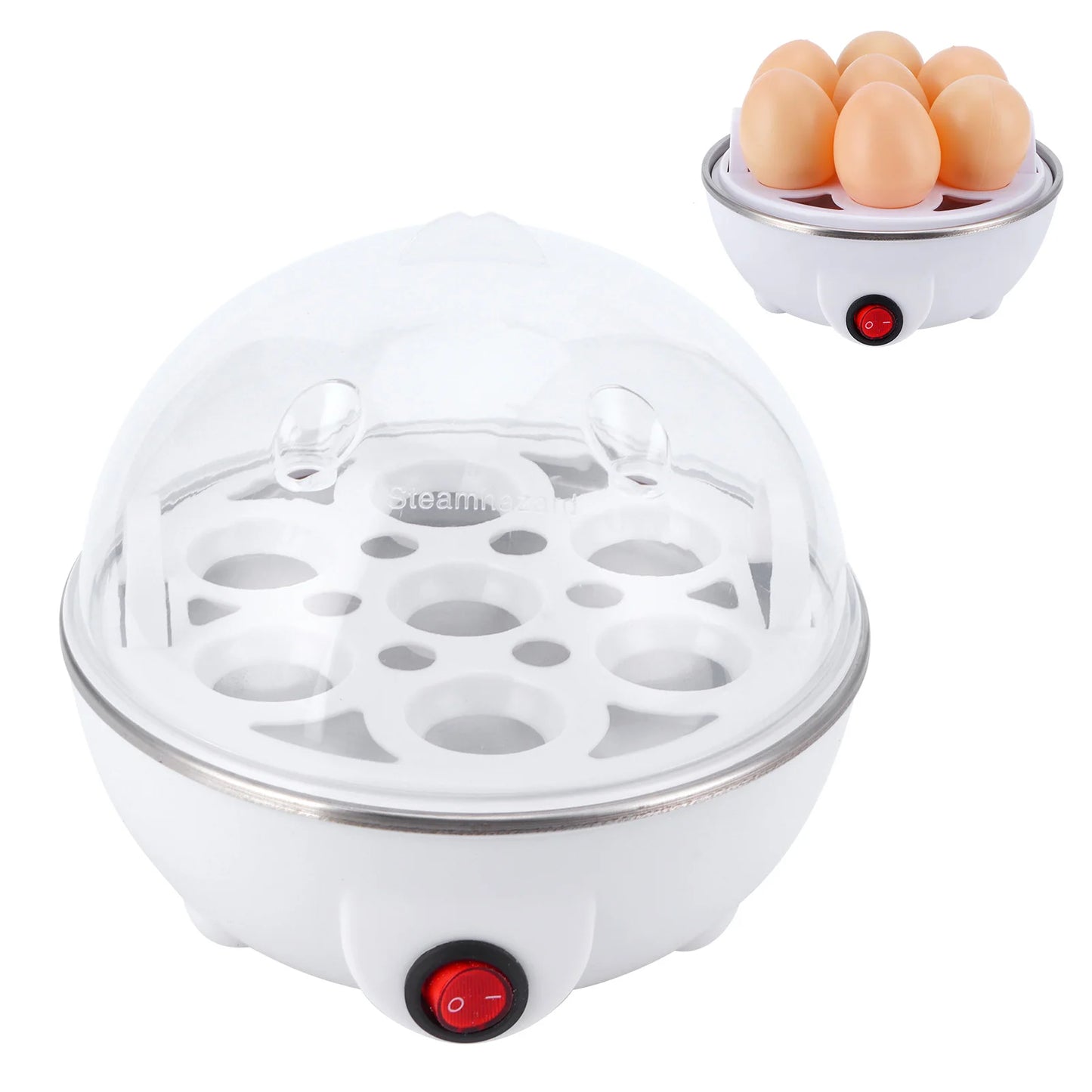 Romellar Egg Cooker Electric Multifunctional Egg Boiler Poacher