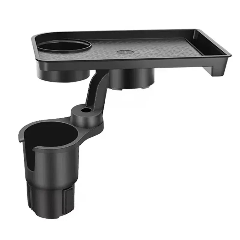 Universal Car Cup Holder Tray 360 Degree Rotating Organizer