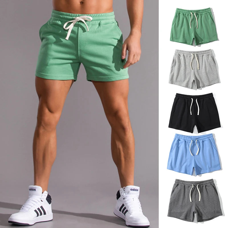 Men's Summer Cotton Basketball Shorts For Casual Sports And Running