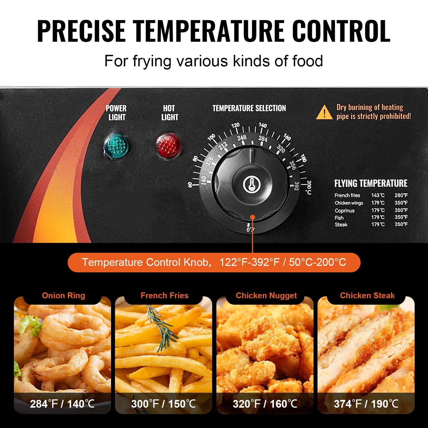 SucceBuy Electric Deep Fryer Dual Tank Removable Tanks Commercial