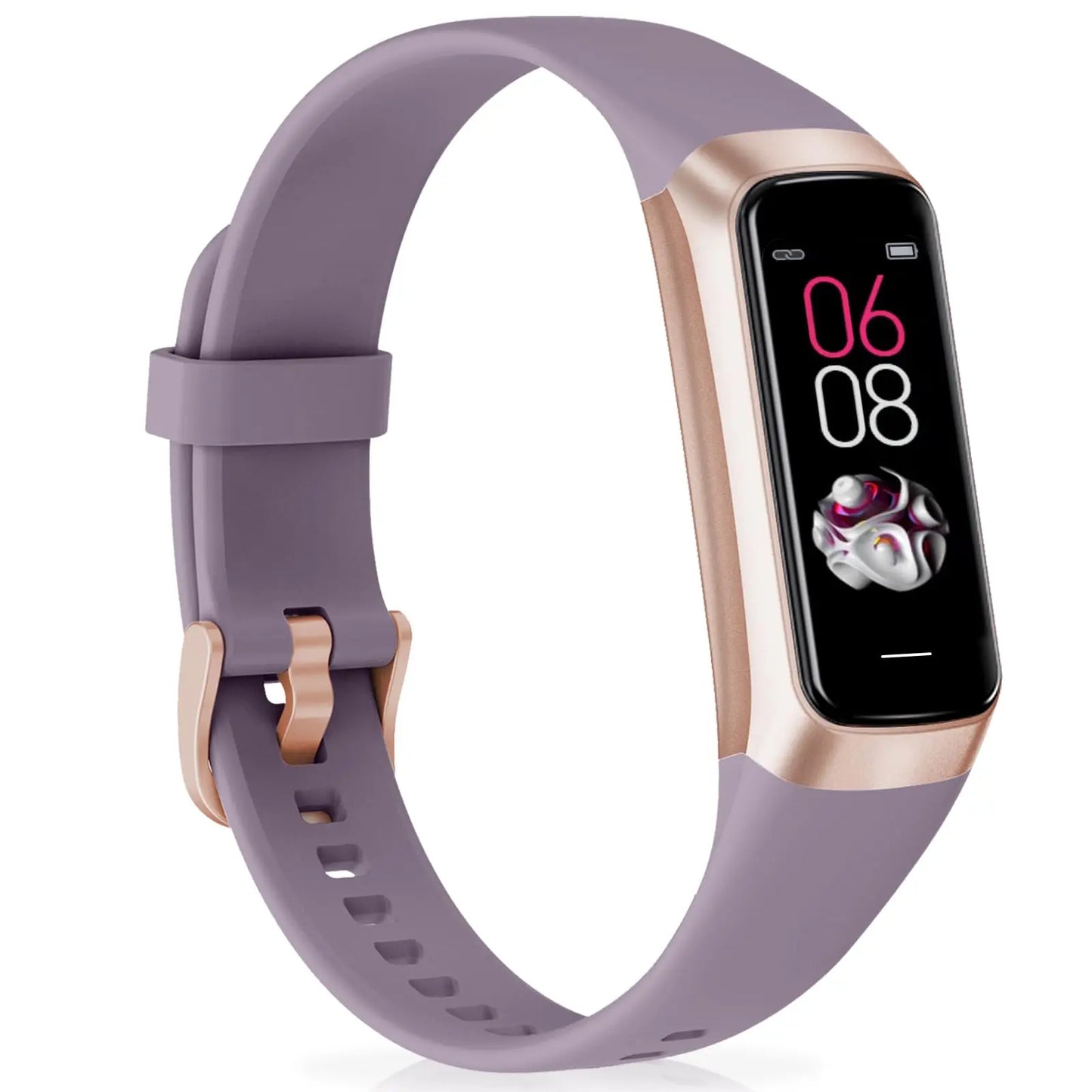 Fitness Tracker With 24 Hour Heart Rate, Blood Oxygen, Blood Pressure AMOLED