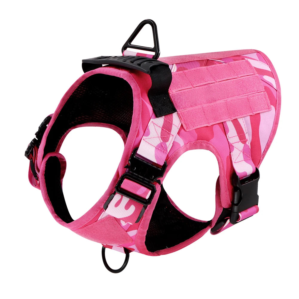 PETRAVEL Dog Harness Tactical Vest Adjustable Padded Nylon