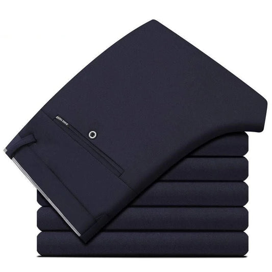 GOZBKF Mens Spring Autumn Business Dress Pants For Office