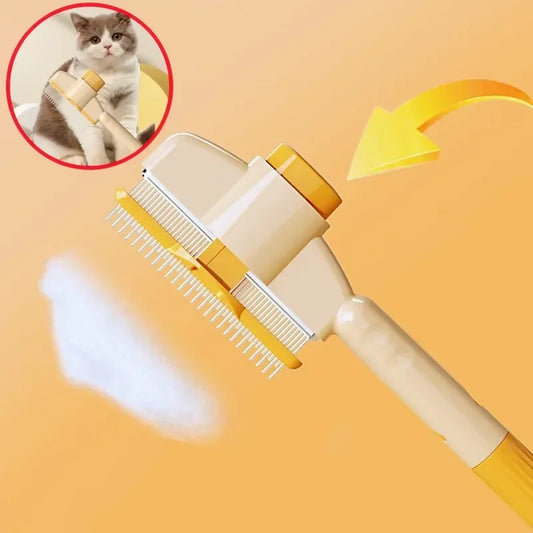 Self Cleaning Dog Comb Pet Hair Remover Massage Grooming Brush