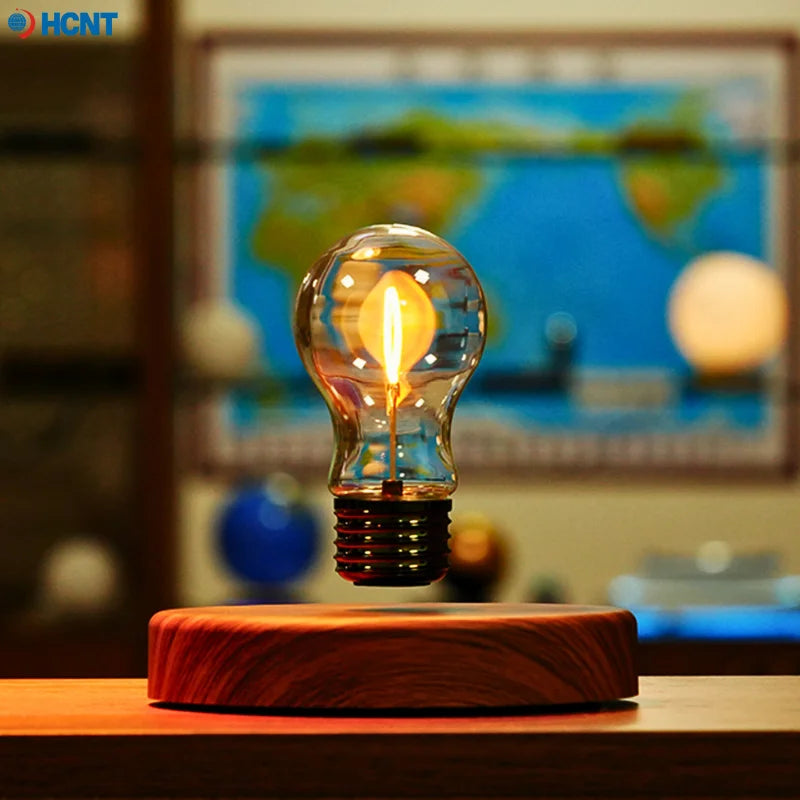 HCNT Levitating Bulb Lamp Magnetic Floating Desk Light
