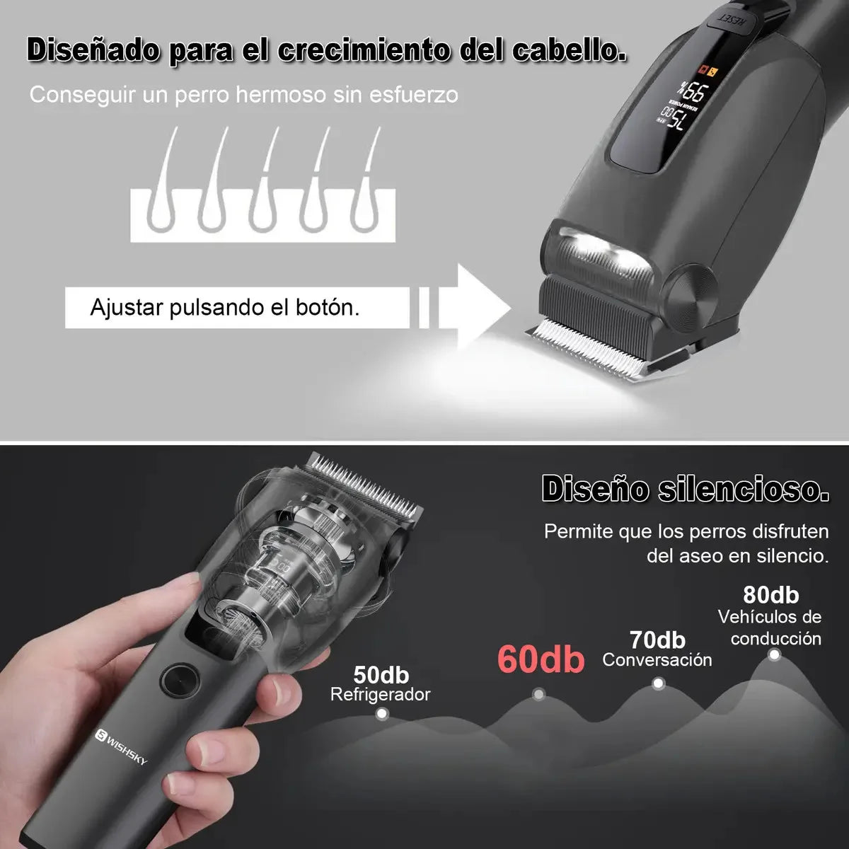 Lightweight Dog Cat Grooming Clippers Professional Hair Trimmer