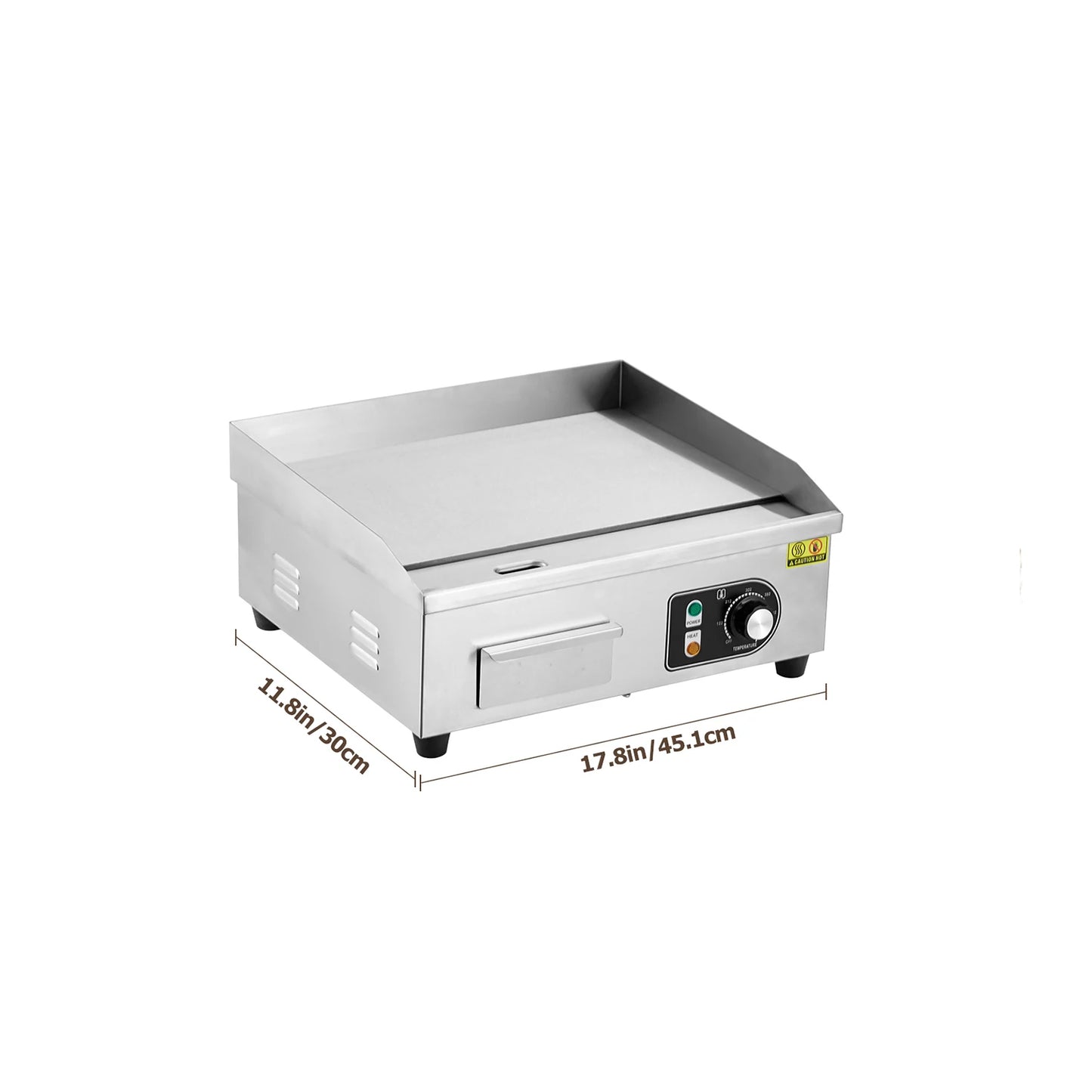 Acekool Electric Grill 3000W Countertop Teppanyaki Plate 110V