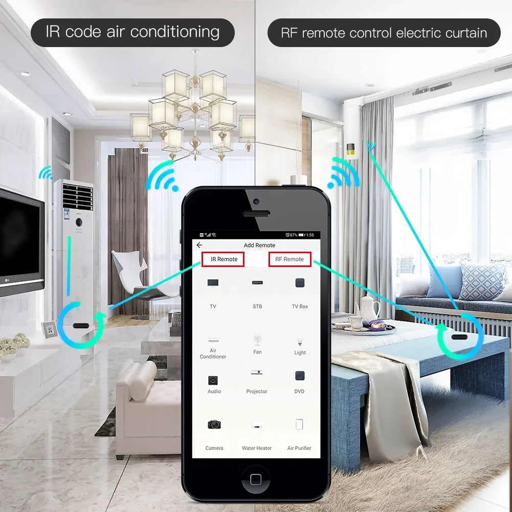MOES WiFi RF IR Universal Remote Controller Tuya Smart Life