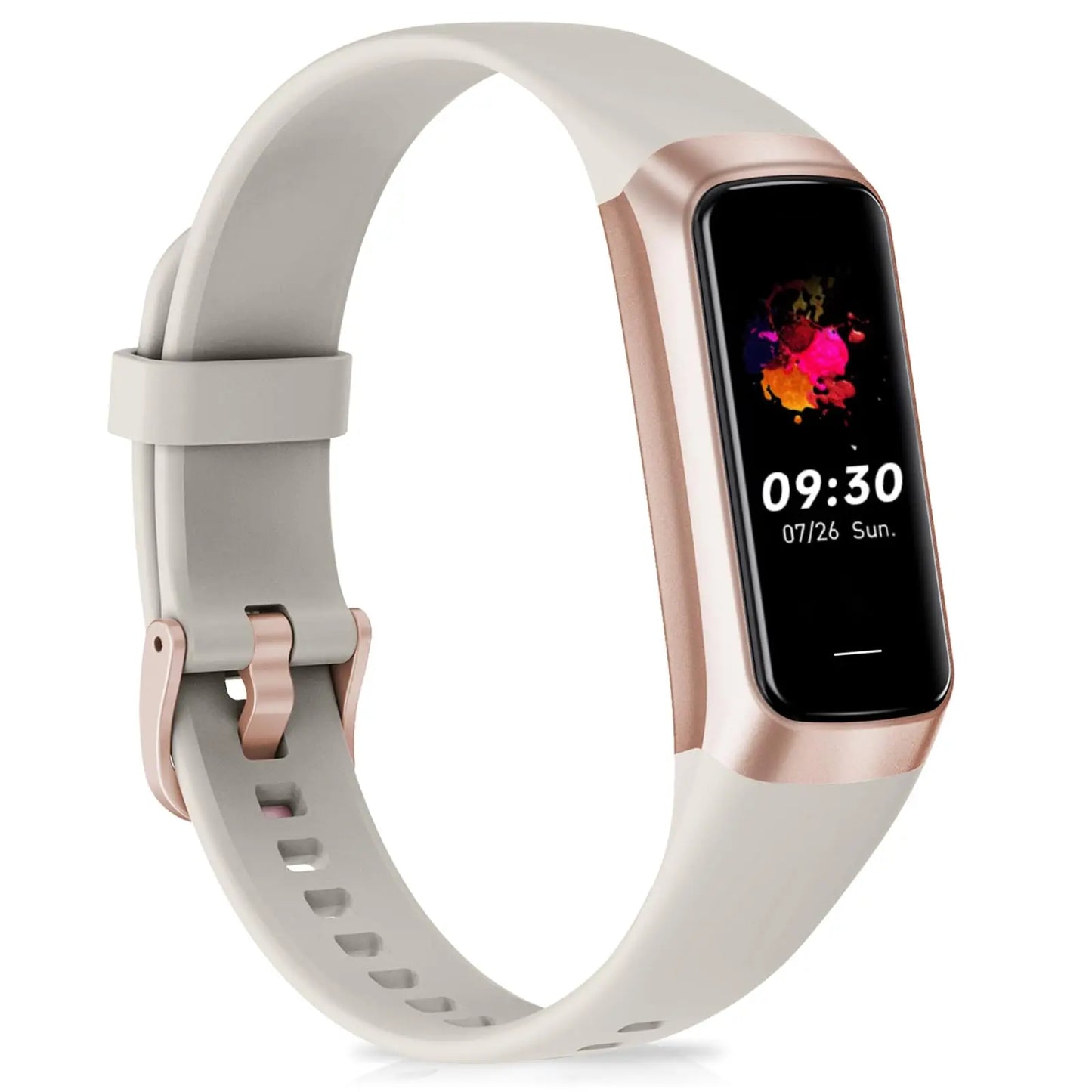 Fitness Tracker With 24 Hour Heart Rate, Blood Oxygen, Blood Pressure AMOLED