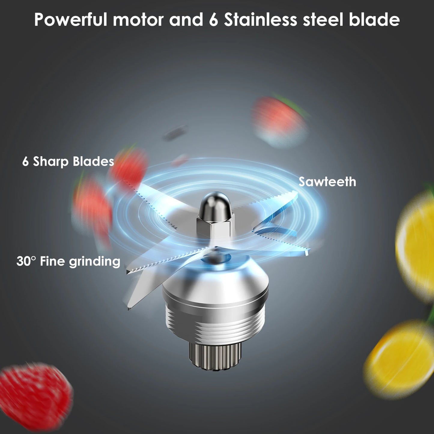 Biolomix BPA Free 3HP Blender Juicer All in One Kitchen