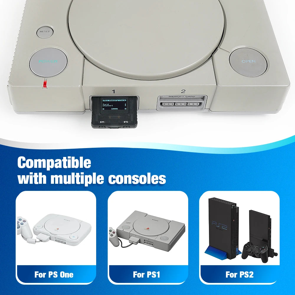 BitFunx PSxMemCard Gen2 SD2PSX With MicroSD Card For PS1 PS2
