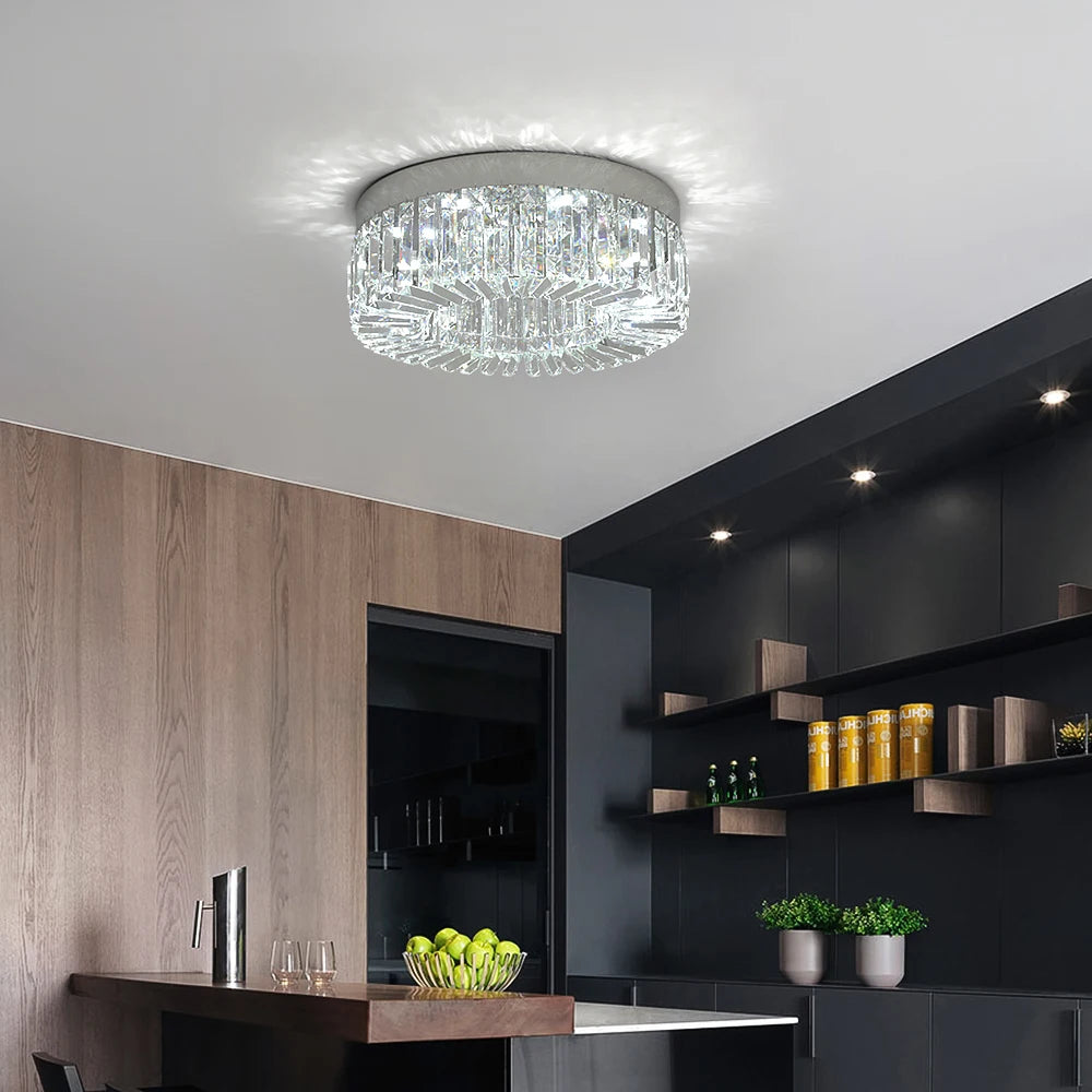 Vetrulus Crystal Ceiling Lamp Modern Chandelier For Living Room