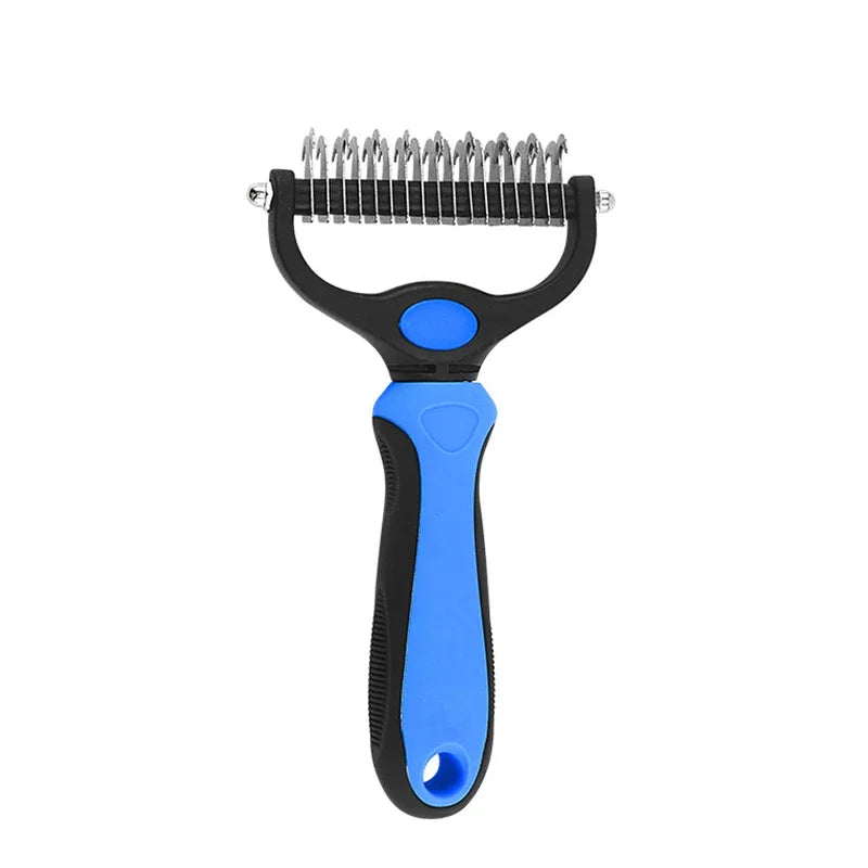 Pet Deshedding Brush For Dogs And Cats Self Cleaning Grooming