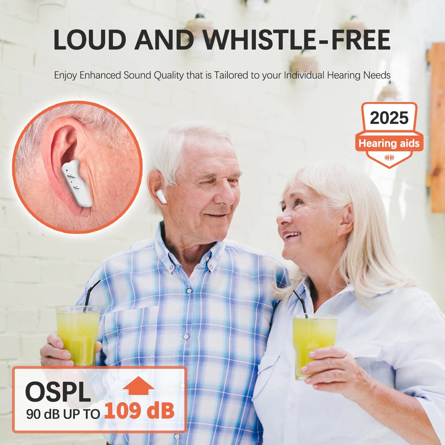 Jinghao Rechargeable Hearing Aids Auto On Off Fast Charging