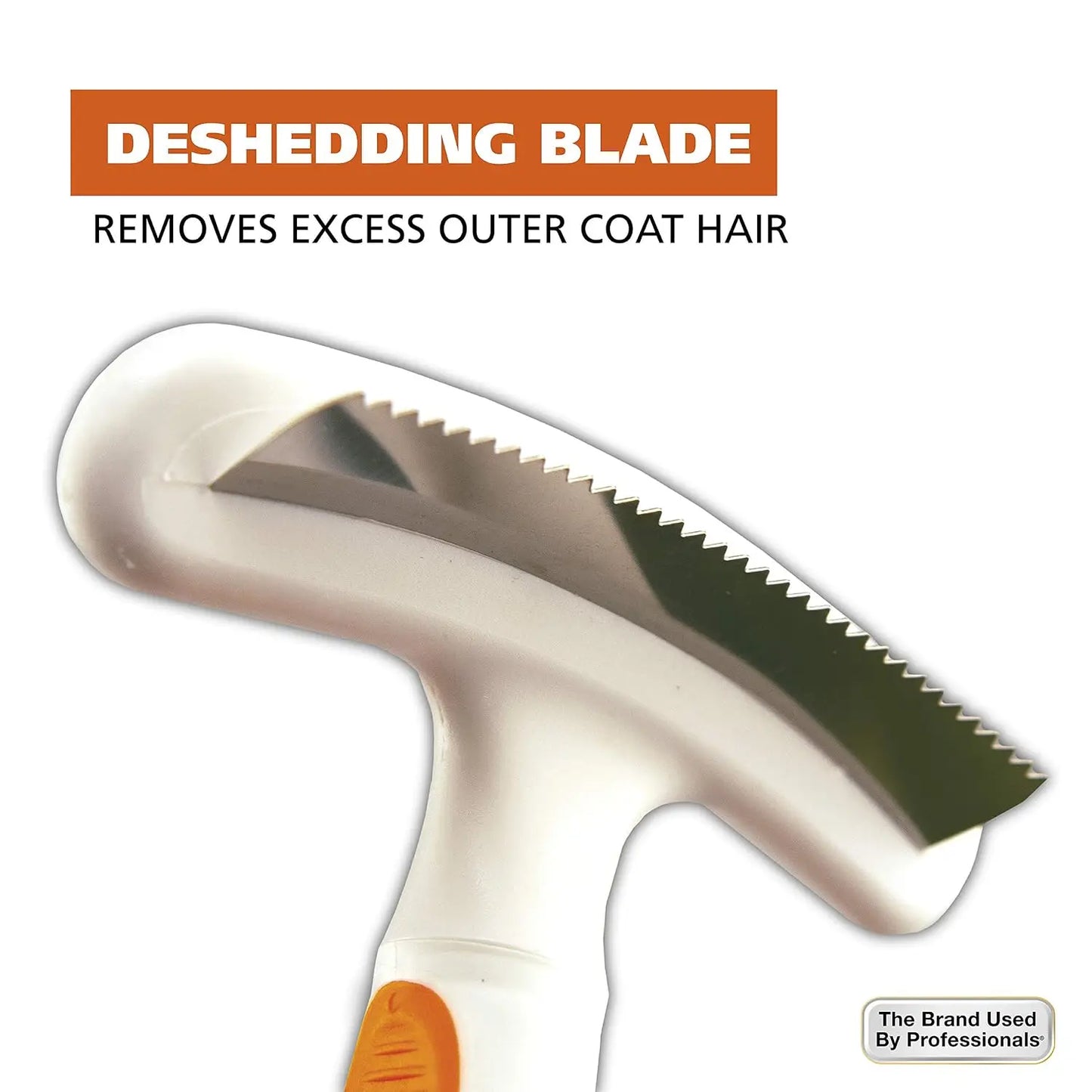 2-In-1 Pet Deshedding Rake And Detangling Blade For Dogs And Cats