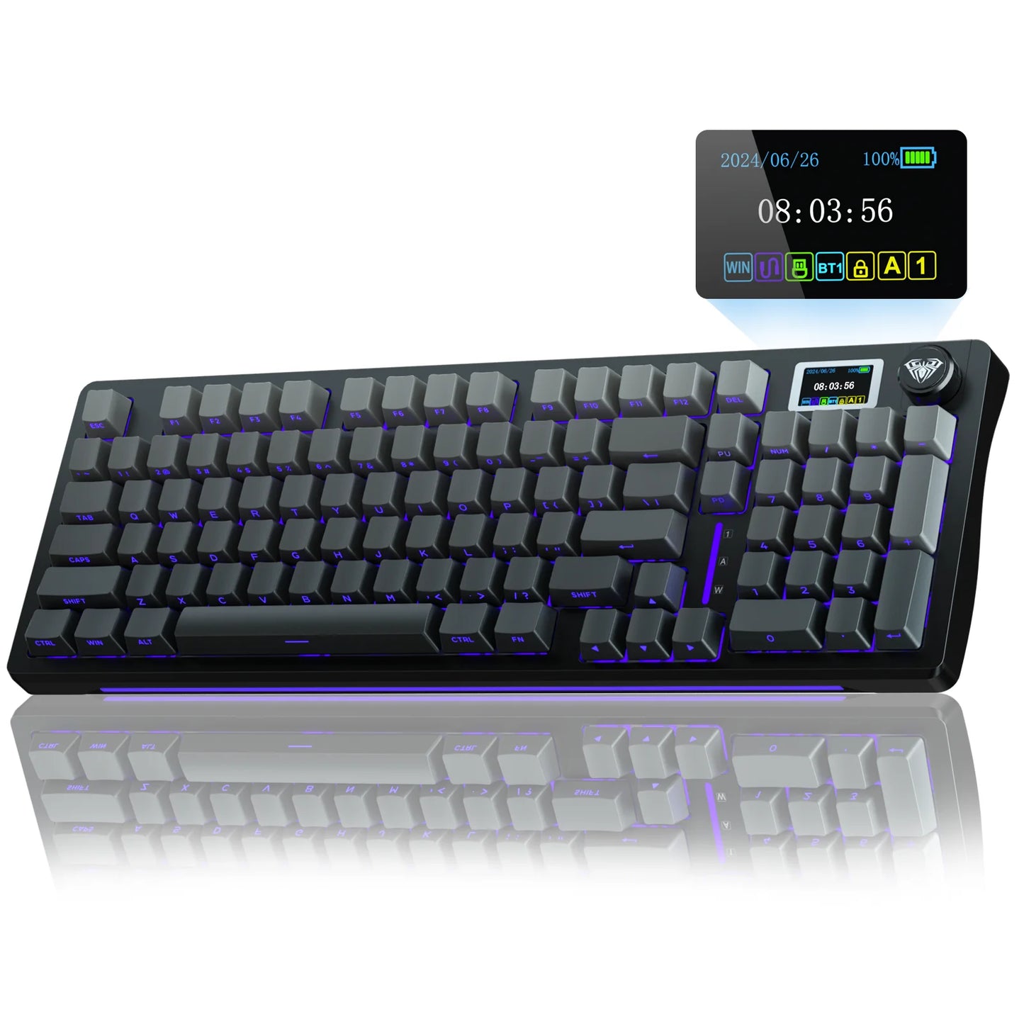 AULA S98pro Wireless Mechanical Keyboard With Gasket Hot Swap