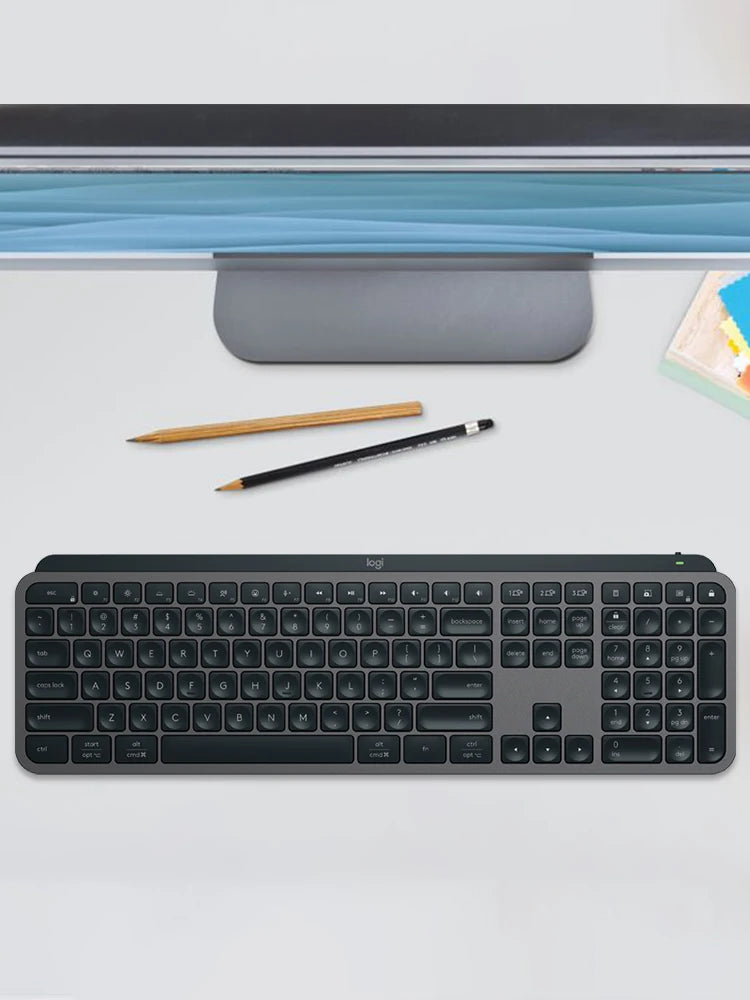 Logitech MX Keys S Wireless Bluetooth Keyboard Multi-Device Connection Backlit