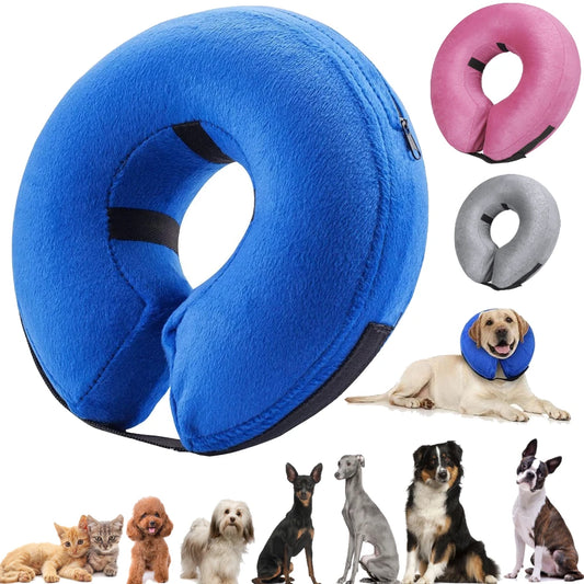 Inflatable Dog Collar After Surgery For Pets Protective Recovery