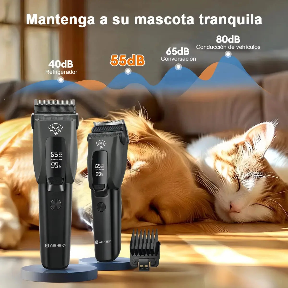 Lightweight Dog Cat Grooming Clippers Professional Hair Trimmer