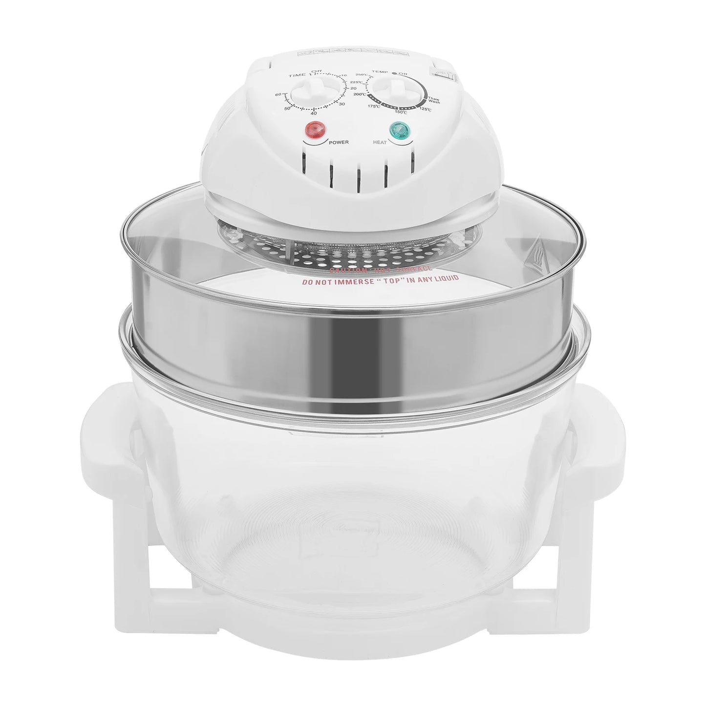 Visual Air Fryer 1200-1400W 360 Degree Hot Air Circulation Oil Free Cooker