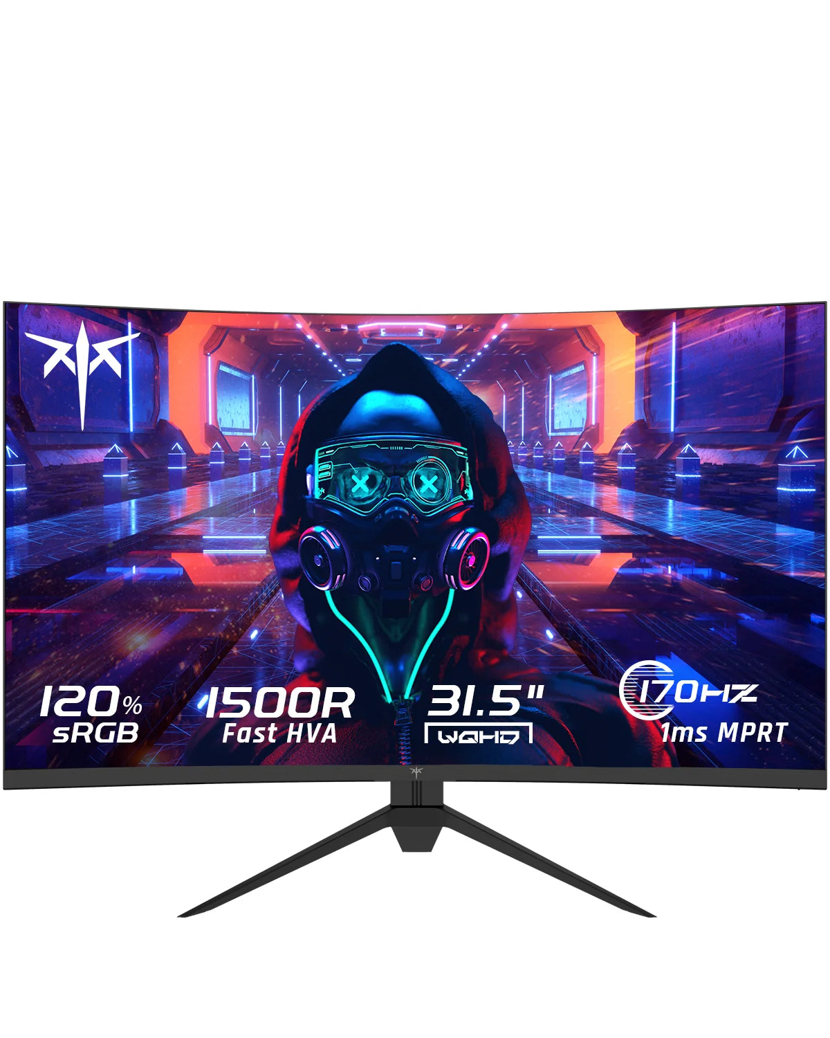 KTC Curved Gaming Monitor 180Hz 2K QHD HDR10 FreeSync GSync