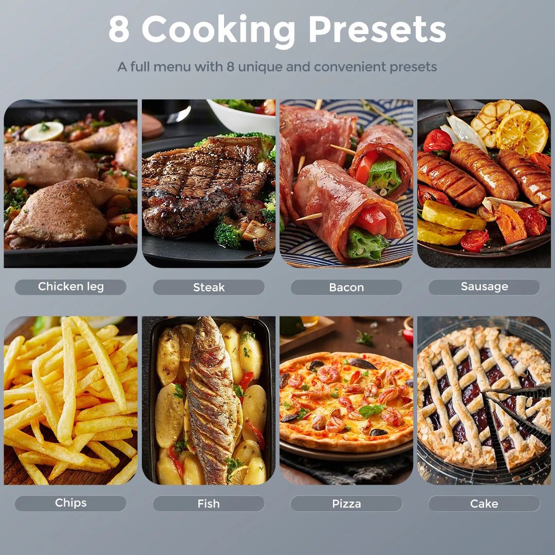 SEJOY 8-In-1 Air Fryer Oven Oilless Cooker For Healthier Meals