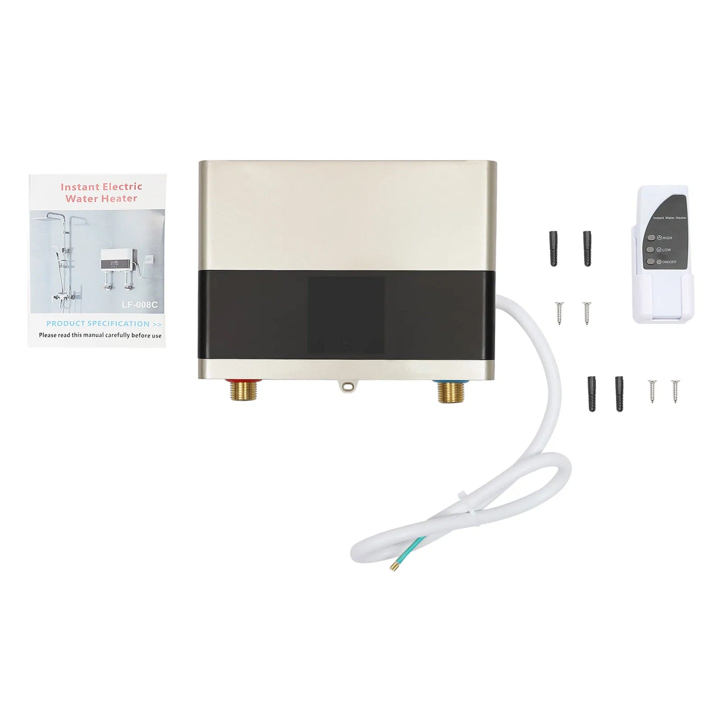 Sweetmile 110V 4000W Mini Electric Water Heater with Remote Control