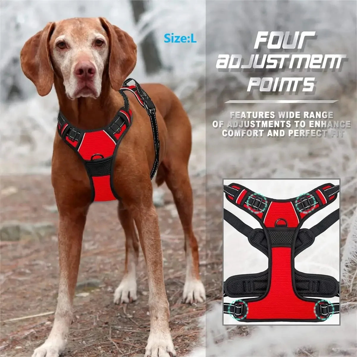 Dog Collars Harness Leash Set Leather For Dogs All Seasons