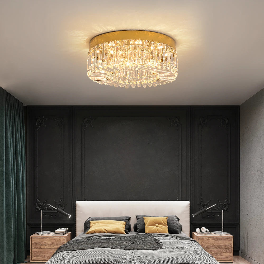 Vetrulus Crystal Ceiling Lamp Modern Chandelier For Living Room
