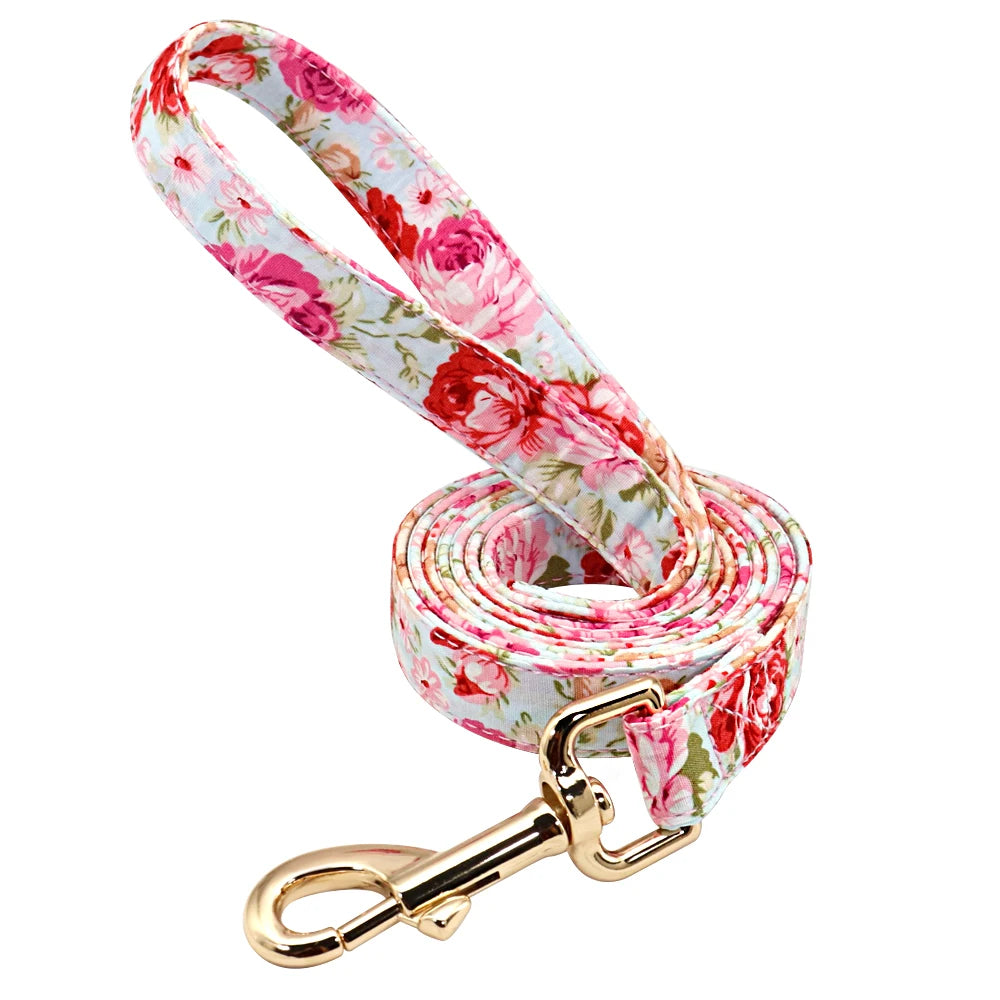 Pet Artist CN Personalized Dog Collar Leash Set Engraved Nameplate