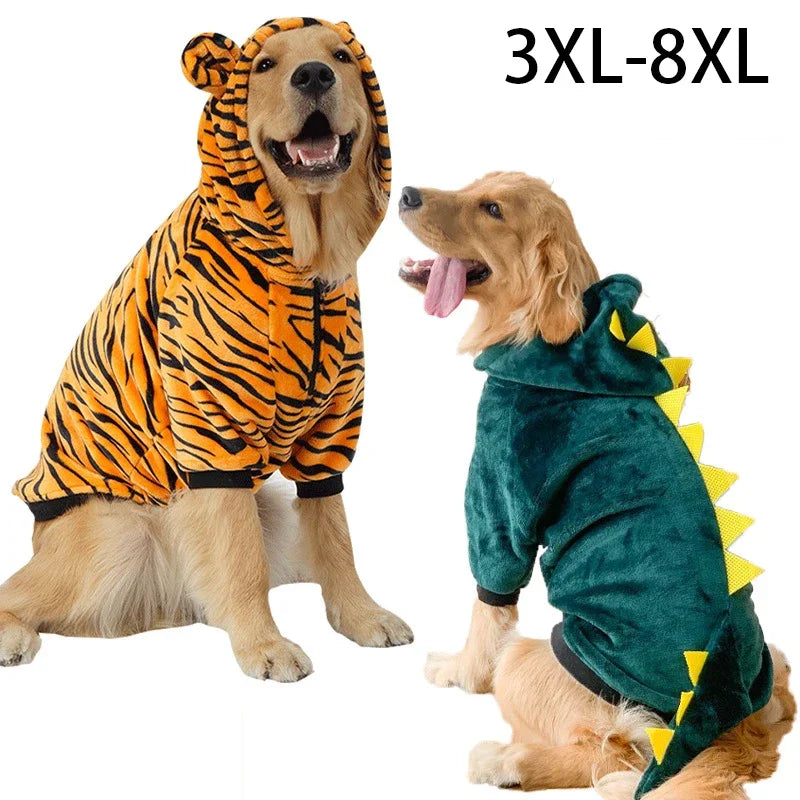 Dog Hoodie Winter Fleece Coat For Dogs Warm And Cozy