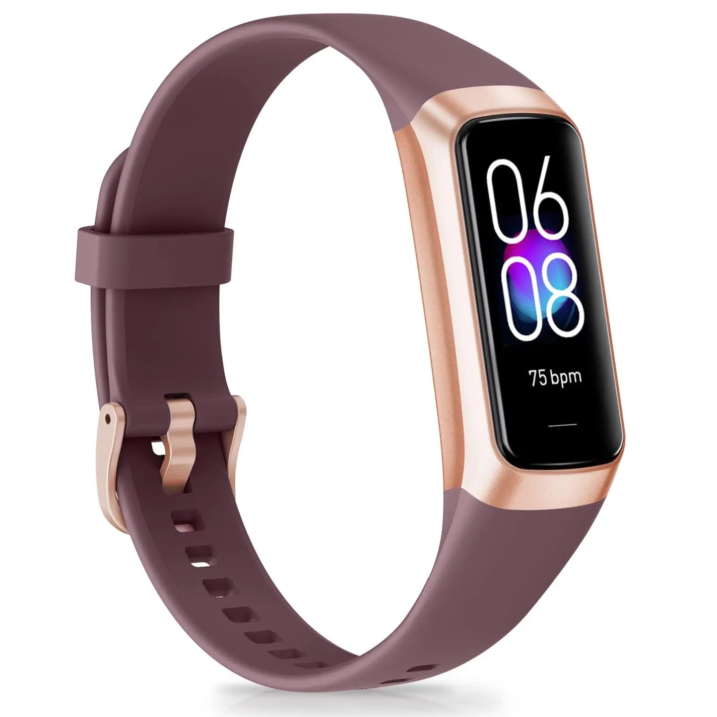 Fitness Tracker With 24 Hour Heart Rate, Blood Oxygen, Blood Pressure AMOLED