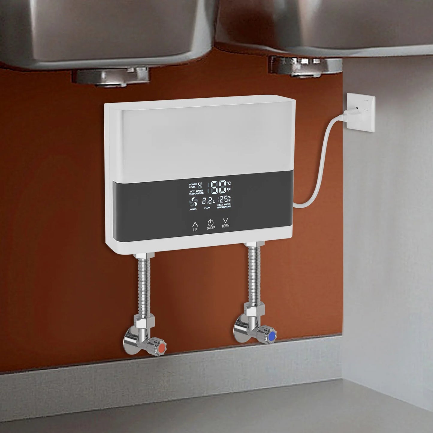 Sweetmile 110V 4000W Mini Electric Water Heater with Remote Control